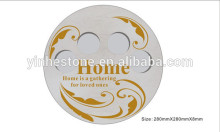 marble candle holders