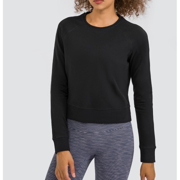 Damen Atmungsaktives Crop Top Damen Hoodies