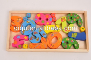 Wooden Box Printed Numeral Box Toy