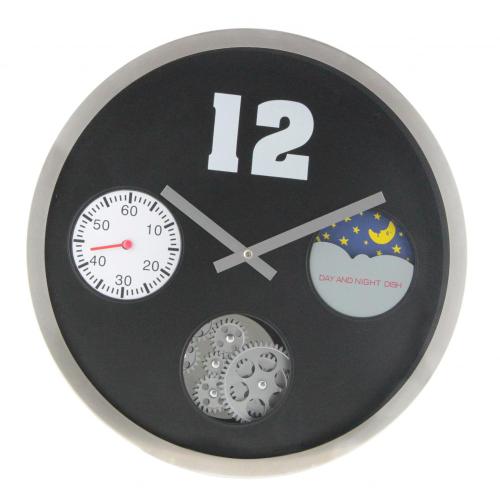 Gear Wall Clock With 3 Eyes