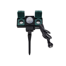 Weatherproof 2 Gang Socket with Spike