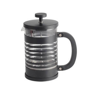 Farbmalerei Glaskaffee French Press