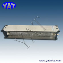 High temperature mica radiator fan unit heater