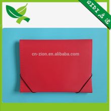 Business file holder with elastic band office