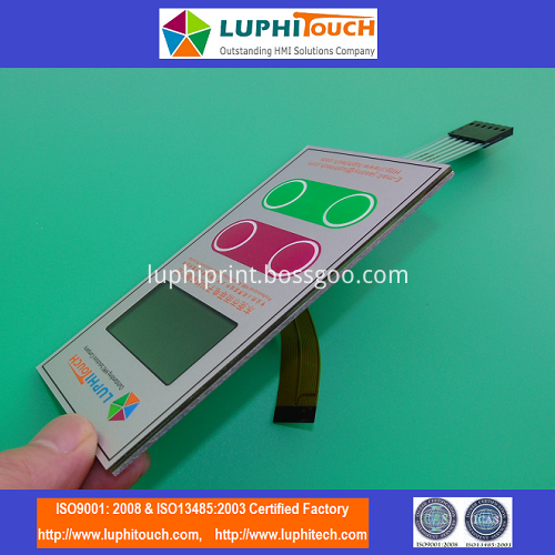 OLED Display Al Backer Integrated Assembly Membrane Switch