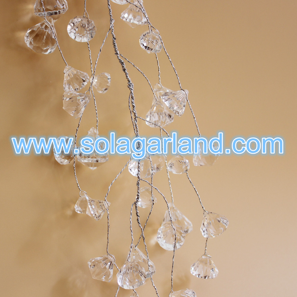 Crystal Diamond Bead Garland