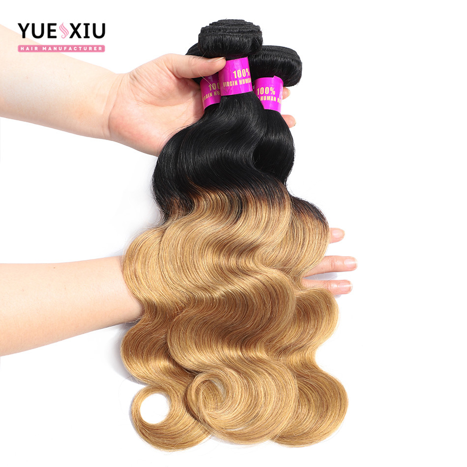 1b 27 ombre color hair  Vendors Free Sample Dropshipping Brazilian Hair Sample hair in stock