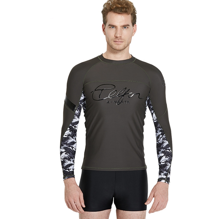 Custom UV50 Fabric Sublimated Chinese Manufacturer Swimming Rash Guard