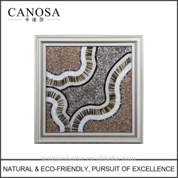 CANOSA shell with Ox horn handicraft Wall Picture frame
