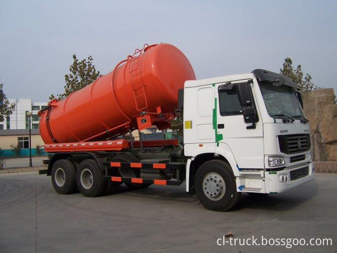 20000 liters Vacuum Sewage Suction Truck