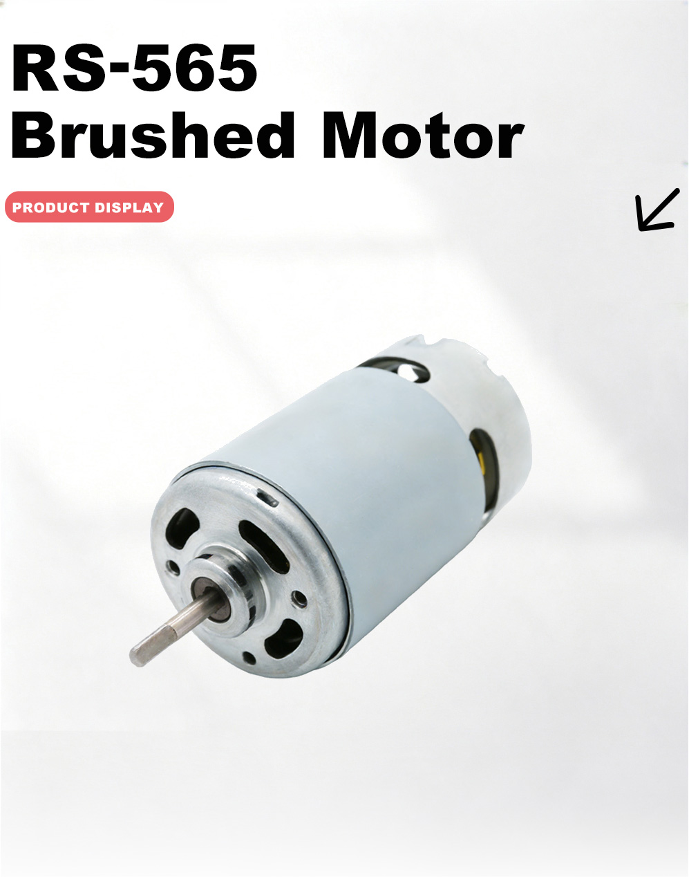 565 Fırçalı DC Motor-2x 565 Brushed DC Motor-2x