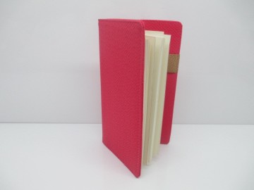 Korea Style Multifunction Hardcover Leather Notebook, School Notebook, Card Holder Notebook