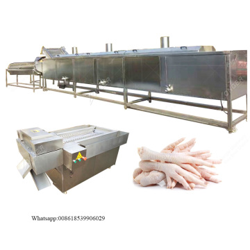 Automatic Chicken Paw Cleaning Machine - Chicken Feet Processing Equipment