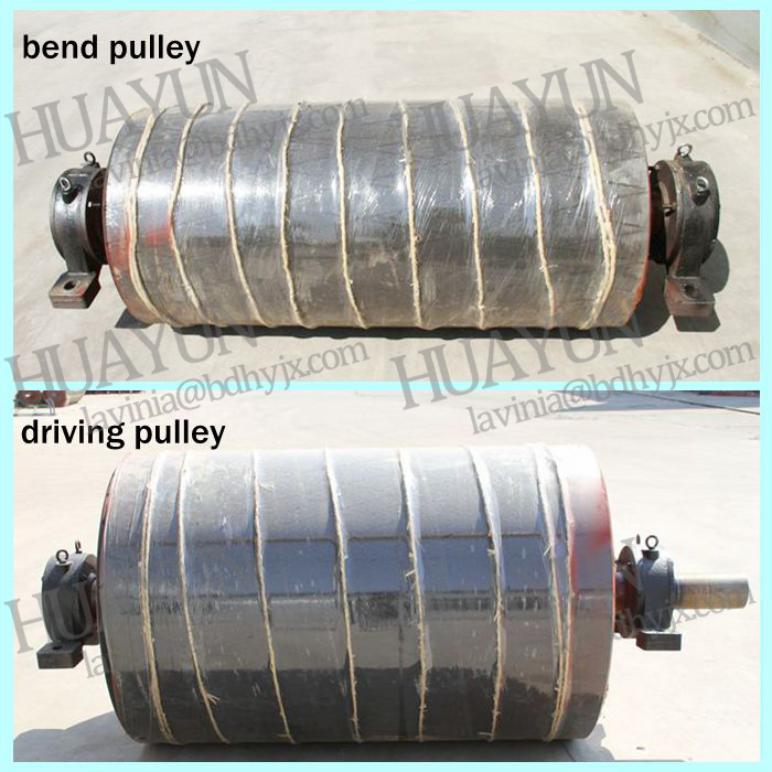 1200mm Belt Width 800mm Dia Bend Pulley Snub Tail Conveyor Drum