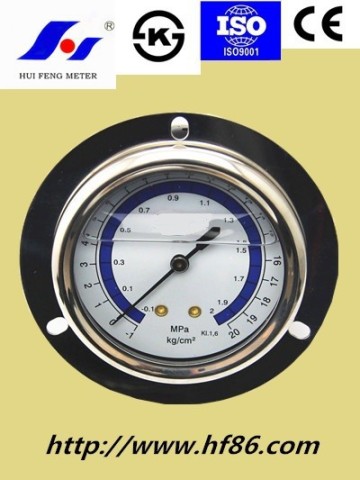 panel mount pressure gauge