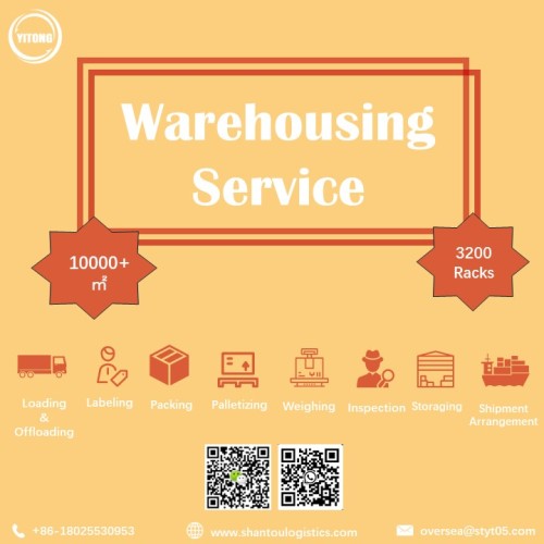 Serviço de armazenamento internacional em Shenzhen 3PL Warehousing &amp; Felfillment