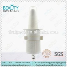 18mm plastic nasal dosing pump with white plastic cap