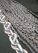 Rope insert elevator compensation chain for lift