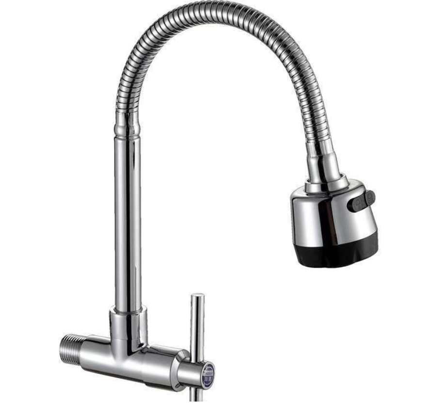 Single Lever Shower Wall Mounted Bathroom Mixer Taps water kitchen faucet