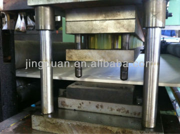 Gypsum board perforating mould