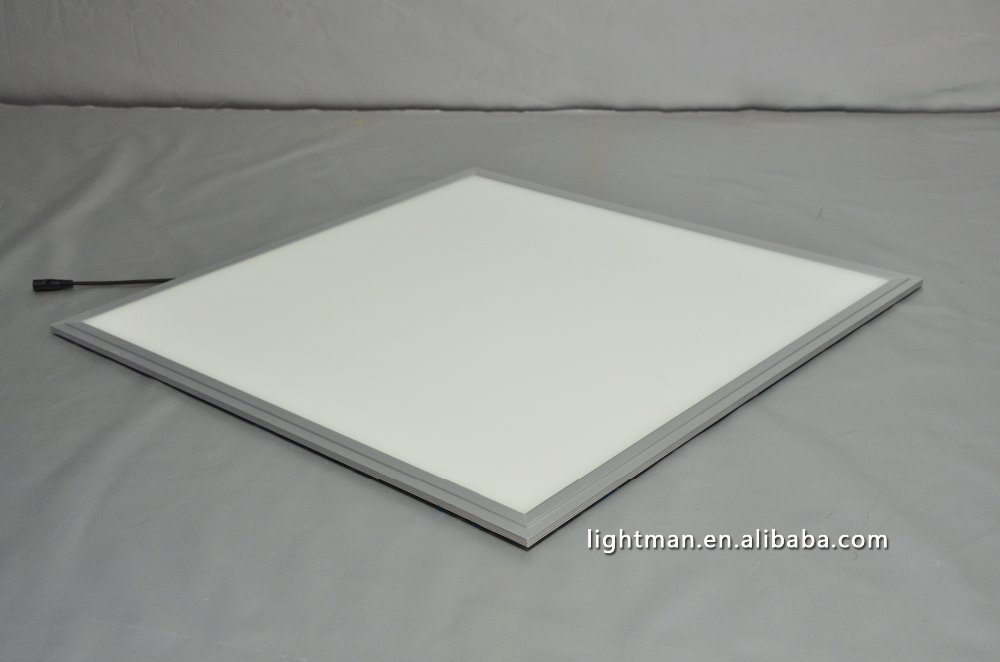Silver frame PS diffusion plate 40w square flat led panel ceiling lighting 620x620