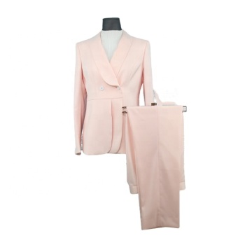 High Quality Women Long Sleeve Blazer And Pants Office Suits Solid 2 Piece women's suits