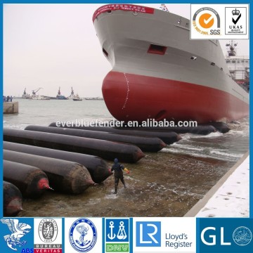 Anti-explosion and anti-aging type pneumtic marine rubber airbag