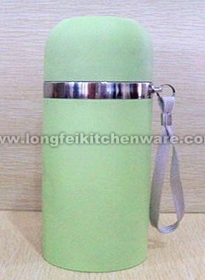 Plain colour stainless steel vacuum flask