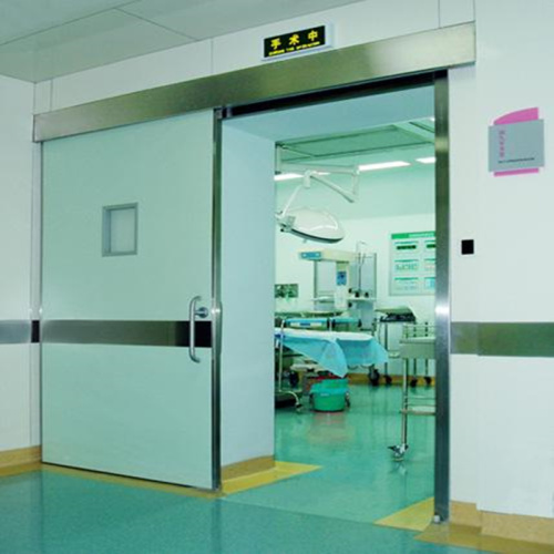 Stainless steel hospital sliding door