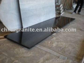 black granite countertop