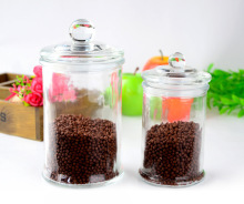 wholesale 3 gallong lass food kitchen canisters with lid , kitchen jars glass mason