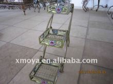 wrought iron flower pot stands