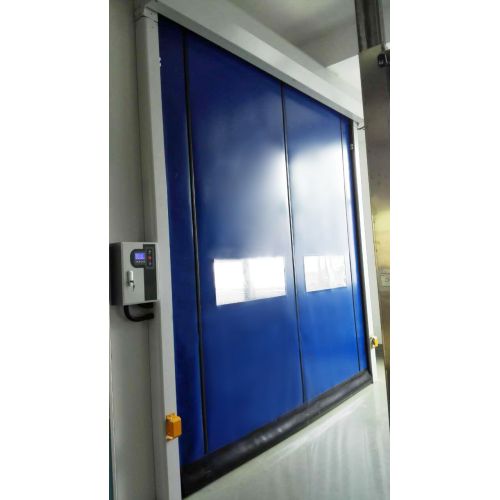 คุณภาพสูงด้วยตนเอง PVC Rapid Rolling Door