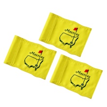 Custom 8x6 Inch 420D Nylon Miniature Golf Flags - 3-Pack for Practice Putting Green