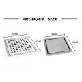 6 Inch Square Golden Shower Floor Drain