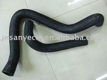 excavator black hydraulic hose