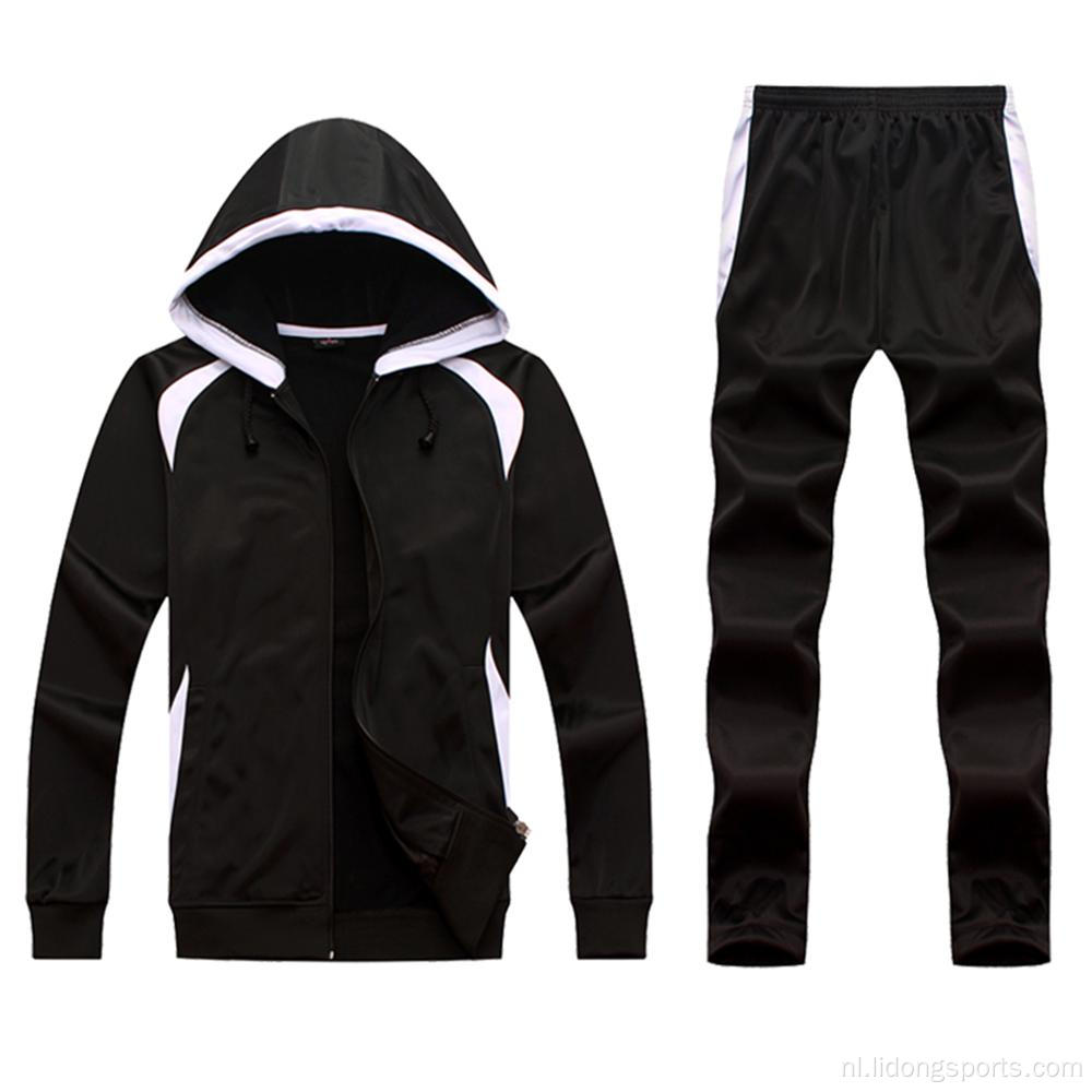 Sport Zip Up Hoodie Nieuwste Design Plain TrackSuit