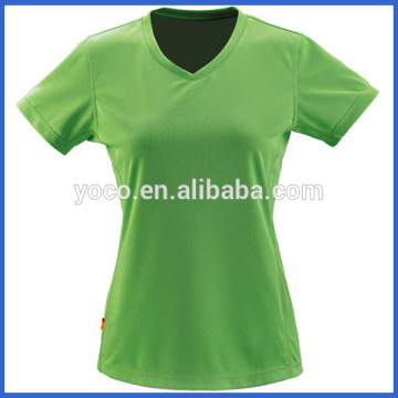 Light color women slim fit sports t-shirt