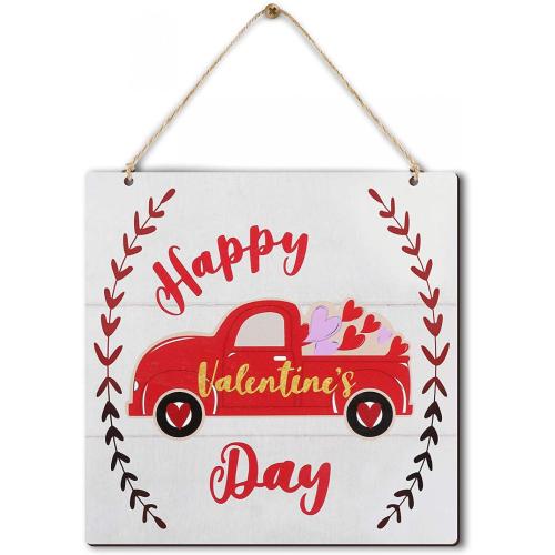 Wooden Valentine's Day Hanging Decoration