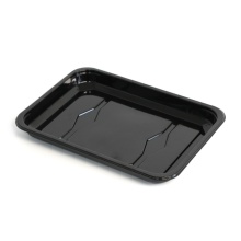 Microwave-Safe Black PP Base Tray