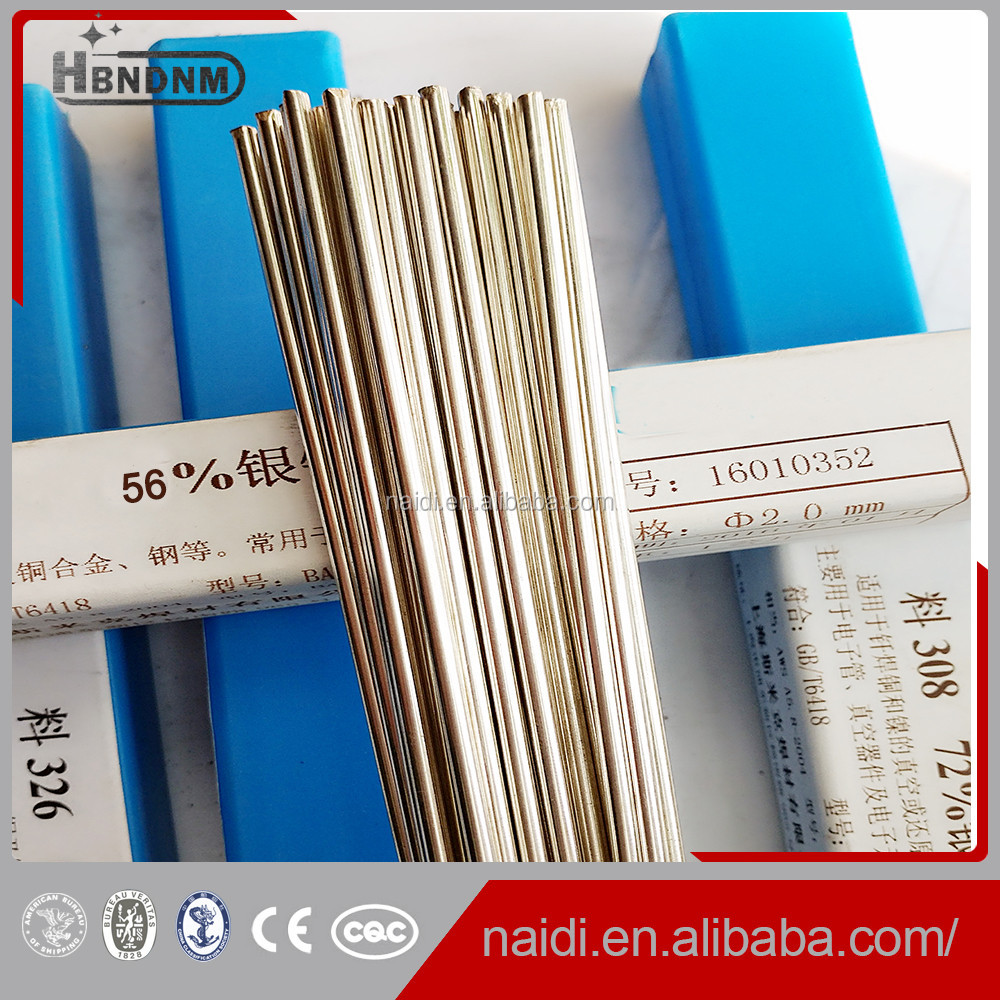 FACTOR PRICE AWS A5.8 BAg-7 56% Silver brazing filler metal Rod wire 1.5mm