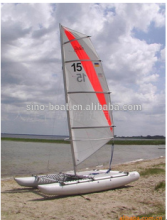 inflatable sailing catamaran 4.5m length