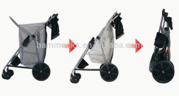 Portable Beach Cart, Folding Beach Trolley Cart