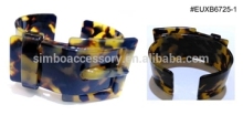 tortoise shell acetate bangle with buckle ,acrylic cuff bangle,plastic cuff bracelet,lucite bangle,high end jewelry,new 2016