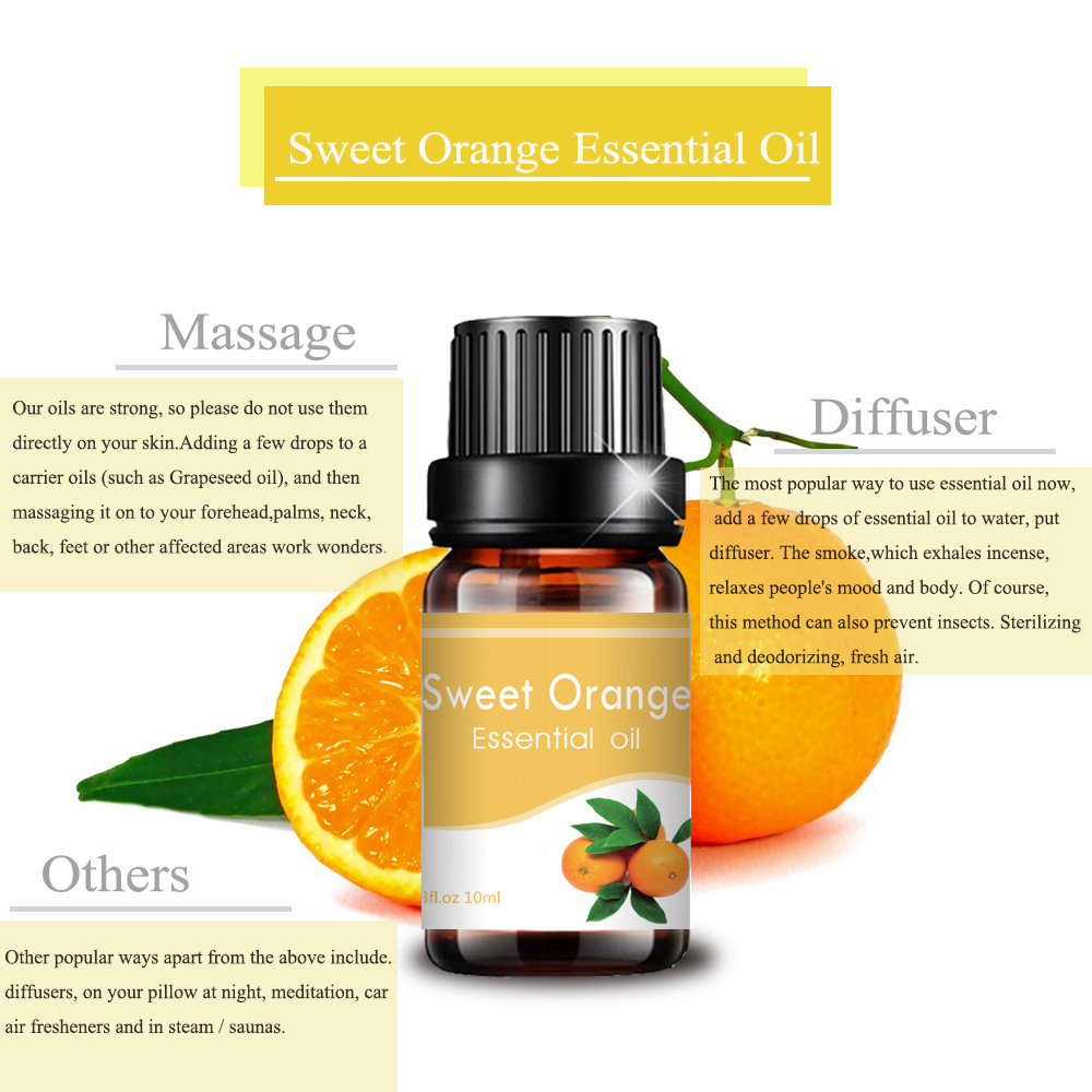 ناشرات الملصقات الخاصة Sweetorange Oils 100 ٪ نقية