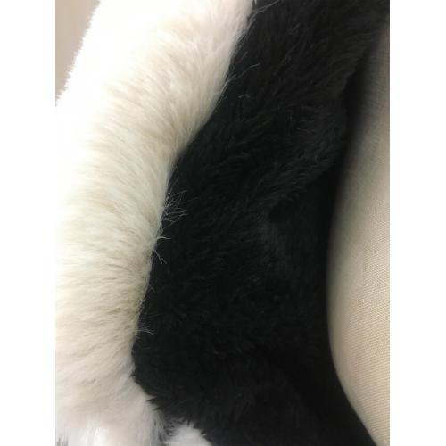 Black Plush Coat Black Plush Faux Fur Coat Supplier