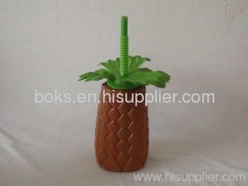 Plastic Pineapple Shaped Straw Cups?