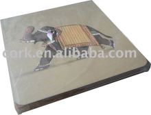 RectangularCork Placemats, Printed MDF cork backed placemats