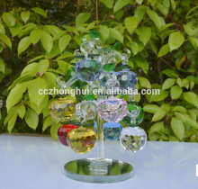 Decorative crystal apple tree crystal