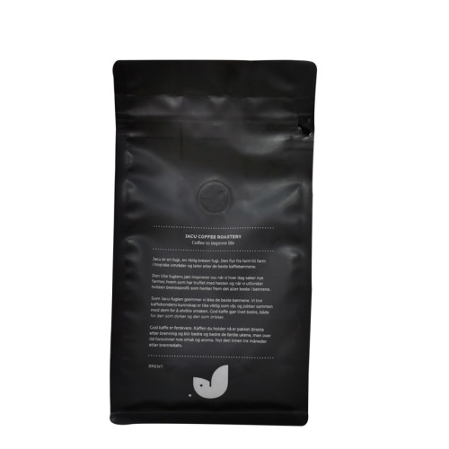 Kompostointi PLA Hyvä tiiviste Block Bottom Coffee Bag